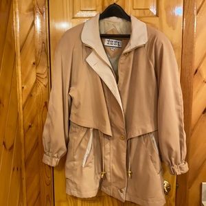 Tan Izzy Raincoat size M